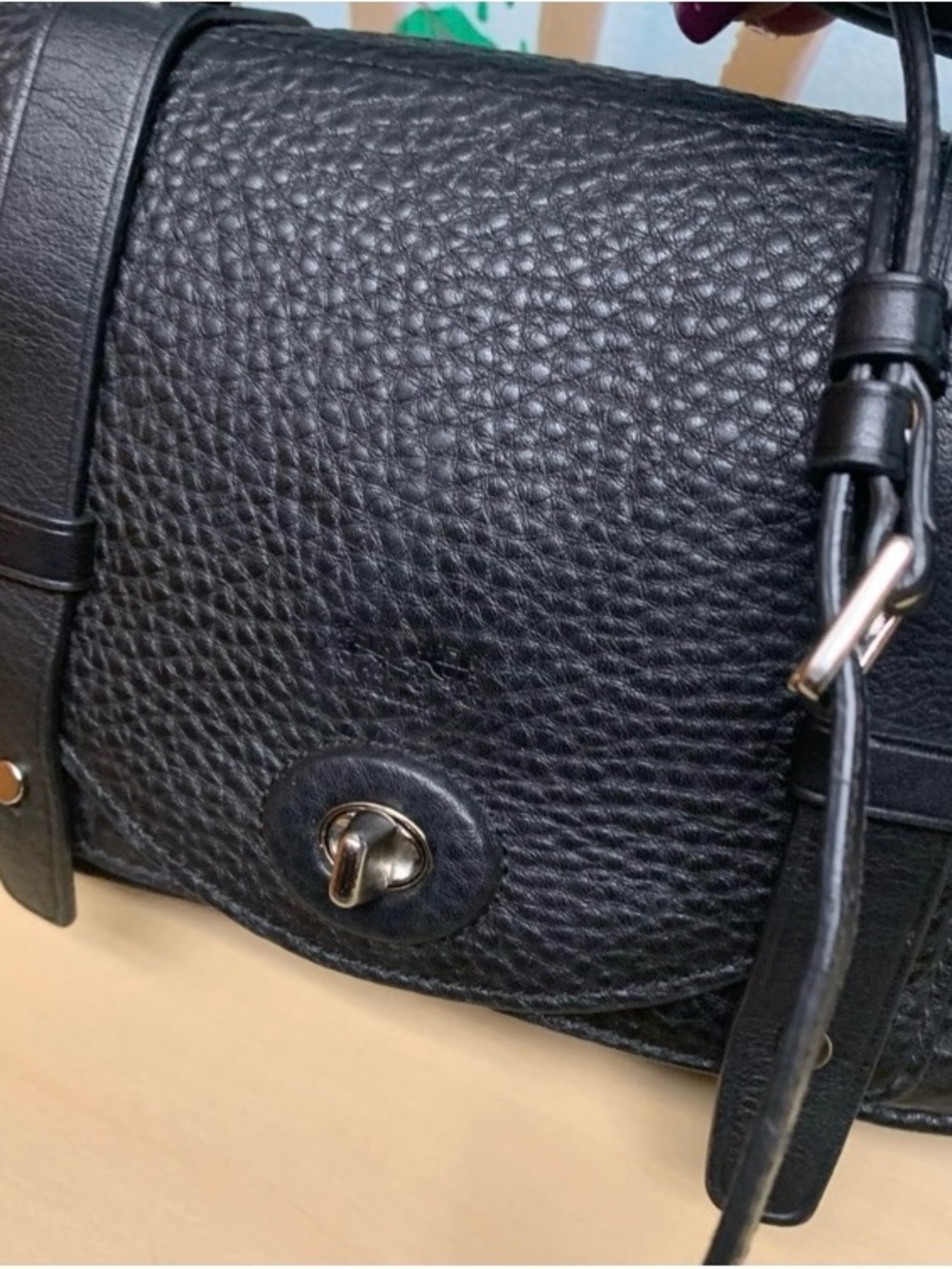 🍂🐿️ Treat yourself!  COACH BLEEKER BROOKLYN BLACK PEBBLE XBODY/HAND CARRY BAG
